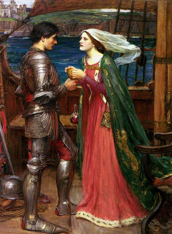 John William Waterhouse Tristram and Isolde (mk41)